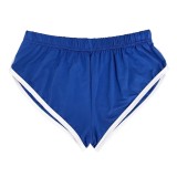 Summer Blue White edge Tight Fitting Sprots panties