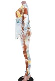 Autumn Tie dyed Long sleeve Top and Pant Set