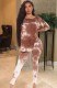 Autumn Tie dyed Long sleeve Top and Pant Set