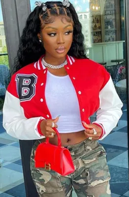 Autumn Color Block Button Up Baseball Jacket