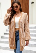 Autumn Kahaki Leopard Print Cardigan