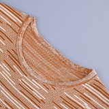 Winter Casual Knitting Mini Bodycon Dress