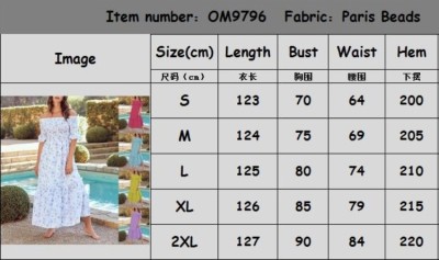 Summer Purple Print Flowers Off Shoulder Short Sleeve Long Dress