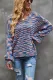 Fall Fashion Yarn-Dyed Long Sleeve Sweater