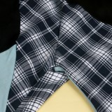 Autumn Casual Plaid Print Patch Loose Trousers