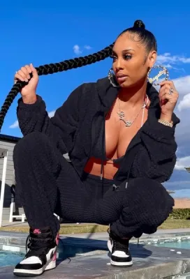 Winter Causal Black Fleece Hooded Zipper Top And Bra And Pant 3 Piece Set