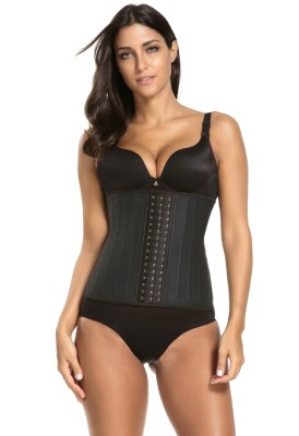 Fall Black Bodyshaper Underbust Waist Corset