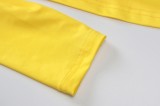 Fall Sexy Yellow Printed Long Sleeve Top