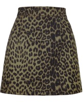 Summer Sexy Leapoard Print Mini Skirt