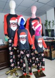 Winter Santa Print Sleeping Christmas Family Father Pajama Set