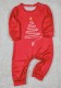 One Piece Rompers Red Print Christmas Family Pajama - Baby