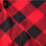 Winter Red Plaid Two Piece Family Baby Pajama Set