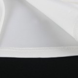 Winter White Puff Sleeve Turndown Collar Formal Coat