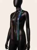 Spring Women Sexy Multicolor Bling Bling Metal Wrap Scarf