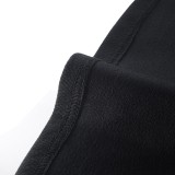 Women Summer Black Vintage Square Collar Short Sleeves Solid A-line Midi Dress