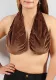 Women Spring Brown Halter wrap bath towel Top