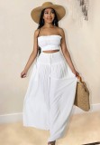 Women Summer Gold Casual Crop Top And Loose Pant Two Piece Set