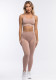 Women Summer Pink Strap Sleeveless High Waist Solid Tight Full Length Tracksuit