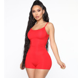 women's clothing tight-fitting sports and leisure suspenders jumpsuit women