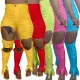 Women's Stylish Fashion Slim Ripped Jeans
