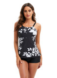 Women Bikini Leaf Print Swimwear