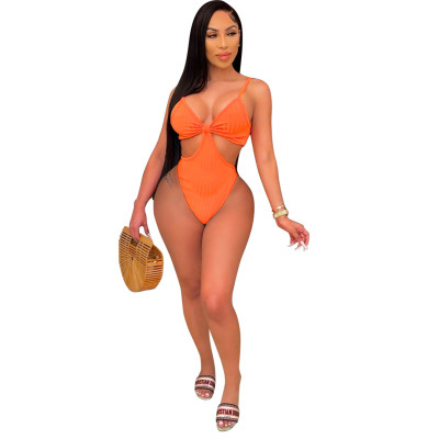 Bikini Ladies Sexy Cutout One Piece Swimsuit Sports Bikini Swimwear