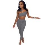 Women's Sling Tube Slit Hem Tracksuit