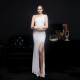 Women Sequins Celebrity Party Sexy Long Slim Evening Dress