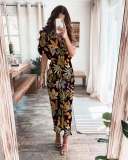 Summer Women Fashion Print Shirt Dress