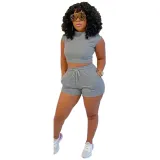 Women Summer T-Shirt And Shorts Two-Piece Set