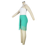 Women's Summer Women's Irregular Tassel Skirts Skirts Fashion Casual Suits