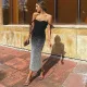 summer Women sexy OffShoulder long dress