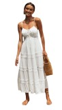 Bohemian Chic Strap Lace Maxi Dress