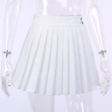 Spring Summer Print High Waist Skirt 2022 Slim Fit Sexy Mini Pleated Skirt