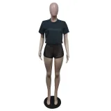 Women's Casual Two Piece Fashion Sexy Fishnet Pants