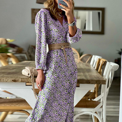Chic V Chic Summer Bohemian Print Dress