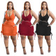 Women's Casual Suit Plus Size Skirt Suit Two Piece