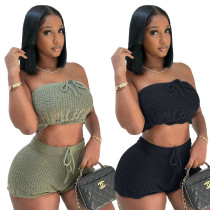 Women sexy sweater two piece set