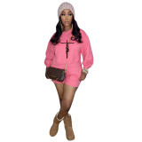 Women's Fashion Casual Letter Sports Home Two Piece Set