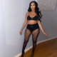Summer Women's See-Through Fashion Sexy Crop Two Piece Pants Set