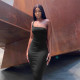 Summer Women Sexy One Shoulder Backless Bodycon Dress