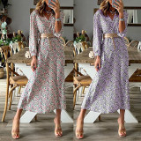 Chic V Chic Summer Bohemian Print Dress