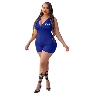 Women's Fashion Casual Zip Sleeveless Cargo Shorts