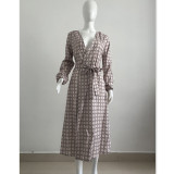 Plus Size Women's Print Dress Fashion Print Maxi Dress