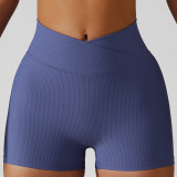 Summer Butt Lift Yoga Shorts High Waist Running Fitness Pants Basic Tight Fitting Pants Girls Outdoor Wear Sports Shorts