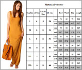Women Solid Color Sexy Straps Long Dress