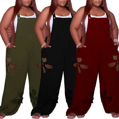 Women Solid Ripped Jumpsuit