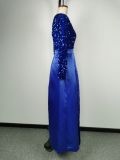 Women clothes Sequined Swing Sexy Long Dress Trailing Formal Party Evening Dress