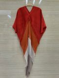 Miyake Pleated Spring Fringed Basic Dress