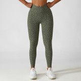 Women Leopard Print High Waist Yoga Pants